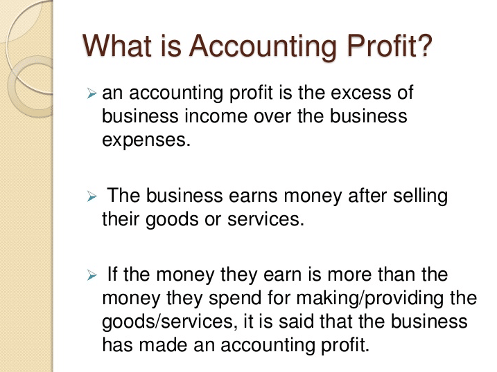 Accounting Profit